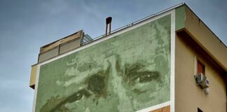 Legalità, murale Borsellino completa “La porta dei giganti” a Palermo