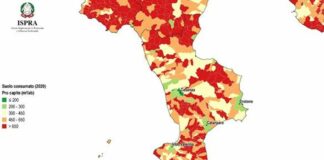 Consumo di suolo, in Calabria persi 86 ettari nel 2020
