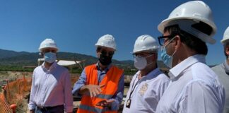 Nuovo ospedale della Sibaritide in Calabria, sopralluogo Spirlì