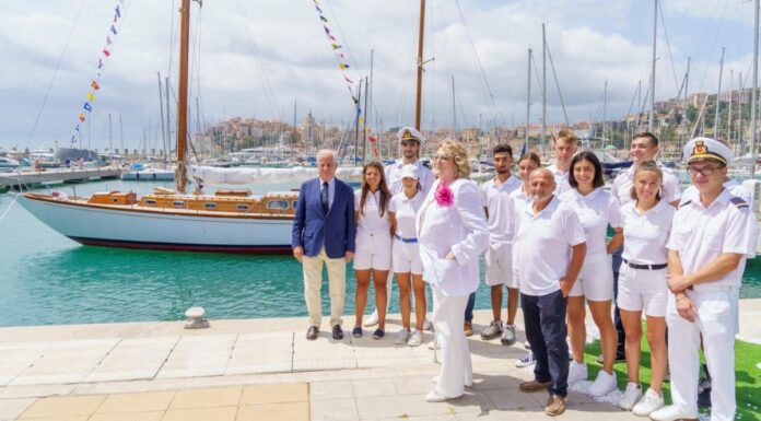 Diana Bracco dona la barca storica “Beatrice” al Comune di Imperia