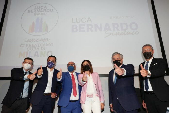 MILANO, PRESENTAZIONE DEL CANDIDATO SINDACO DEL CENTRO DESTRA LUCA BERNARDO