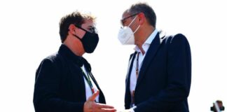 Cruise e Domenicali in pista prima del Gp di Gran Bretagna