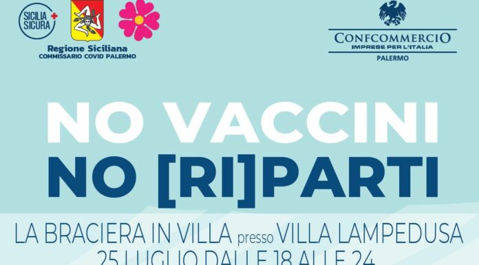 Vaccino, a Palermo somministrazione dosi anche in pizzeria