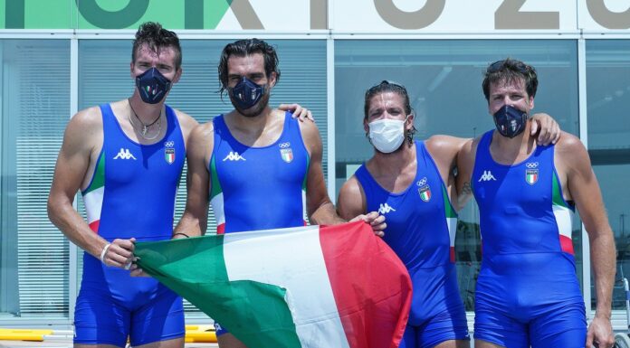 Canottaggio, Italia bronzo olimpico nel 4 senza