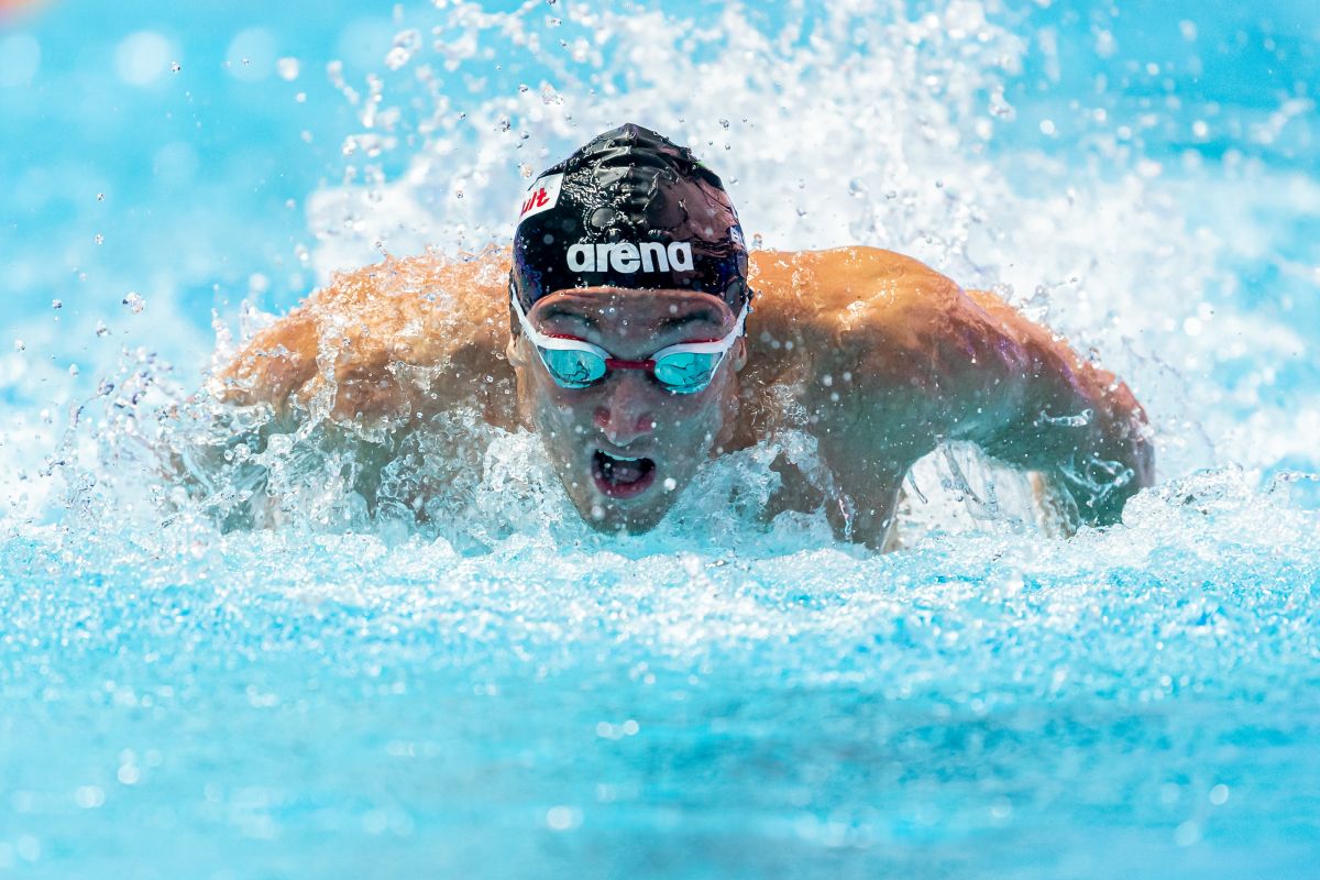 Federico Burdisso vince il bronzo nei 200 farfalla