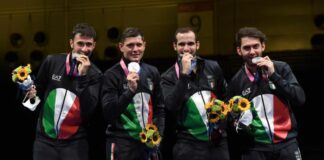 Azzurri della sciabola conquistano argento olimpico