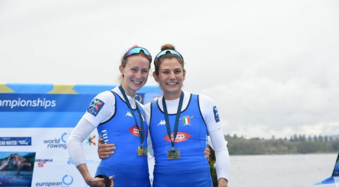 Oro Italia nel canottaggio doppio pesi leggeri donne