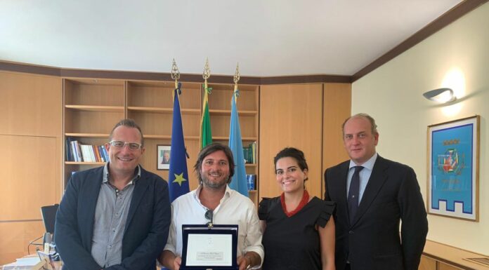 Cultura, Giovanni Paolo Caprini premiato in Consiglio Regionale Lazio