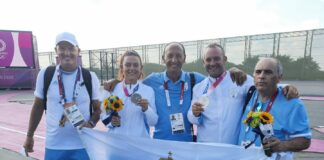 Tiro a volo mixed team, argento San Marino con Perilli-Berti