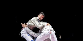 Argento Italia nella sciabola a squadre uomini