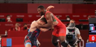 Bronzo Conyedo nella lotta libera 97 kg