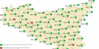 Caldo record nel Siracusano, raggiunti i 48,8 gradi