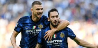 Poker dell’Inter al Genoa, bene Calhanoglu e Dzeko