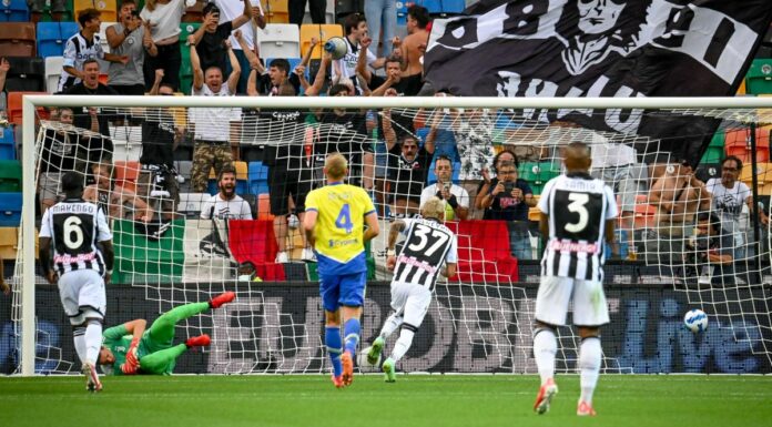 Juve doppio vantaggio ma viene raggiunta, a Udine 2-2