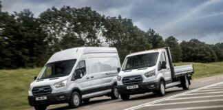 Ford E-Transit debutta sulle strade europee con prove su strada