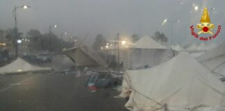 Maltempo, temporali e trombe d’aria in Calabria