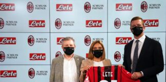 Al via nuova partnership tra Milan e Acqua Lete