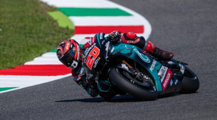 Quartararo miglior tempo nelle prove libere a Silverstone, Rossi 10°