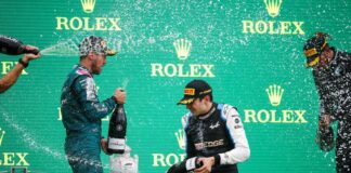 Vince Ocon, Vettel squalificato, Hamilton nuovo leader