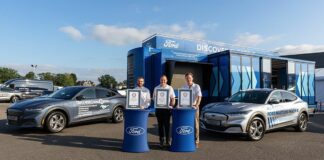 Mustang Mach-E tre volte nel Guinnes dei primati per la ricarica