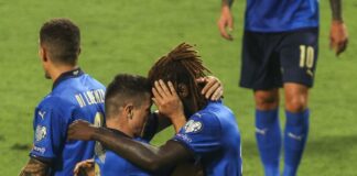 Show Kean-Raspadori, l’Italia travolge la Lituania 5-0