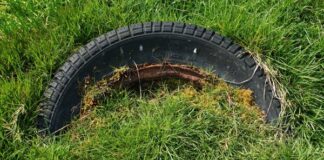 Legambiente ed EcoTyre a Gioia Tauro rimuovono pneumatici abbandonati