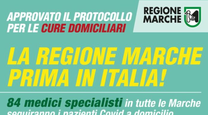 Covid, 84 medici specialisti per potenziare le cure domiciliari
