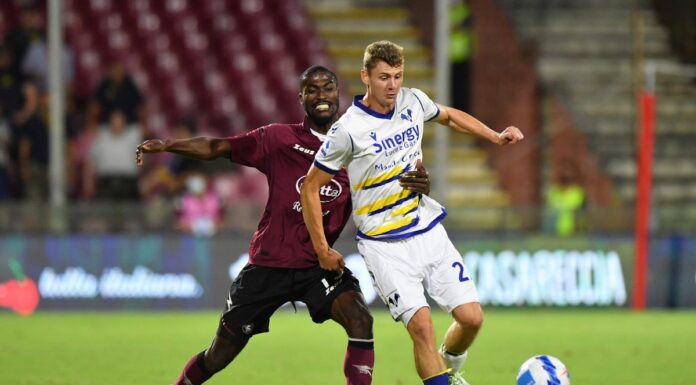 Primo punto per la Salernitana, col Verona finisce 2-2