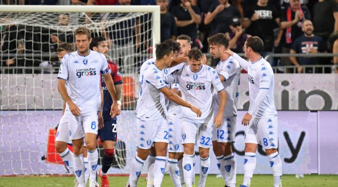Colpo Empoli, il Cagliari cede 2-0 in casa