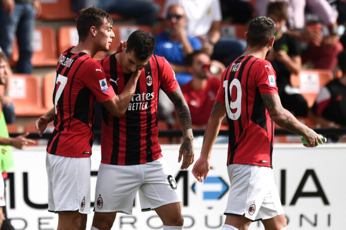 Spezia.Milan serie A