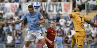 Lazio-Roma 3-2, Sarri batte Mourinho nel derby romano