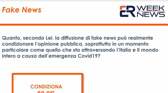 Fake news, per l’89,9% degli italiani sono un pericolo serio