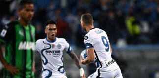 L’Inter vince in rimonta, 2-1 in casa Sassuolo