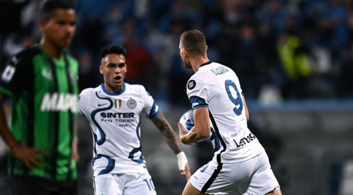 L’Inter vince in rimonta, 2-1 in casa Sassuolo