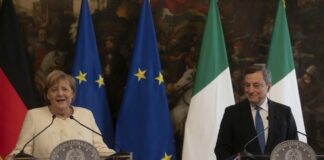Draghi “Merkel determinante per l’Ue, ci mancherà”