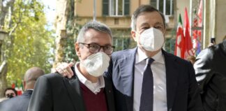 Draghi in visita alla Cgil, Landini “Segnale importante”