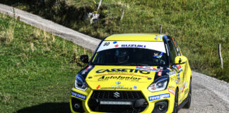 Al Rally Due Valli Goldoni campione R1 con la Swift Sport Hybrid