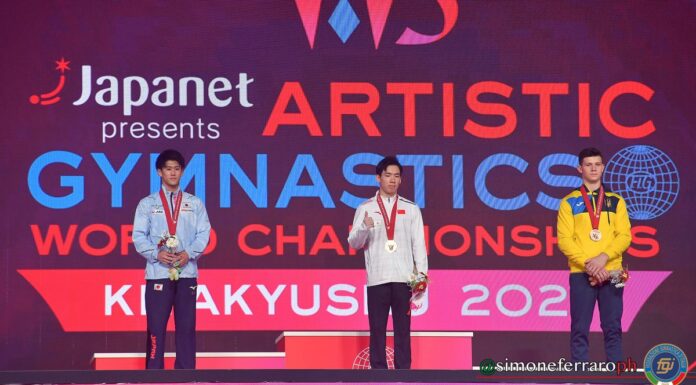 Mondiali artistica uomini, Boheng nuovo campione del mondo