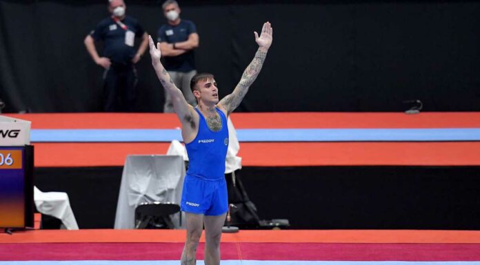 Storico oro Bartolini nel corpo libero ai Mondiali di artistica