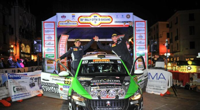 Giovanella e Tondina campioni del Peugeot Competition 208