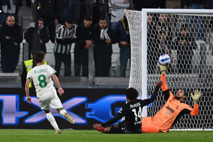 Juventus-Sassuolo serie A