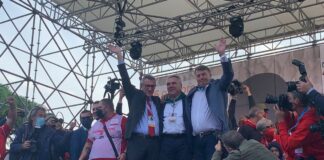 A Roma “Mai più fascismi”, Landini “La piazza è di tutti”