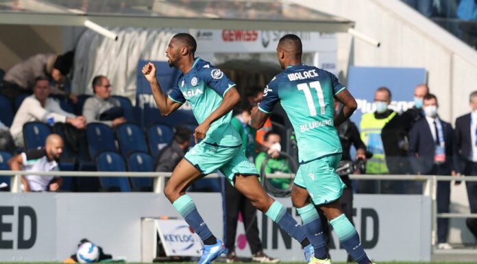 L’Udinese torna a vincere dopo due mesi, 3-2 al Sassuolo