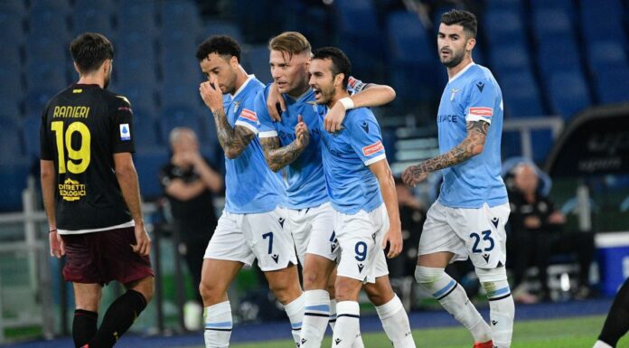 Immobile, Pedro e Luis Alberto, tris Lazio alla Salernitana
