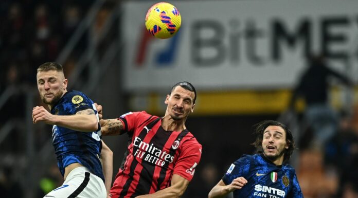 Calhanoglu su rigore e autogol De Vrij, Milan-Inter 1-1