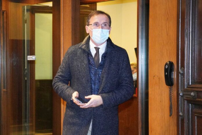 GLI ESTERNI DELLA CAMERA DEI DEPUTATI NEL PRIMO GIORNO DEL MAXI TAVOLO CON I PARTITI DI MAGGIORANZA