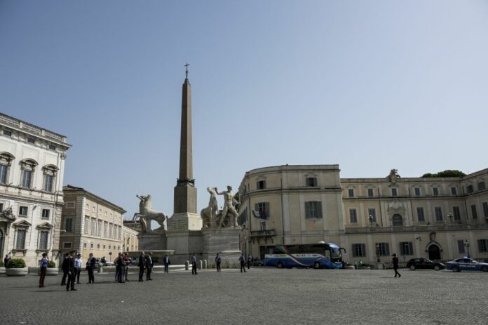 LA NAZIONALE ITALIANA DI CALCIO RICEVUTA AL QUIRINALE DOPO LA VITTORIA DEGLI EUROPEI