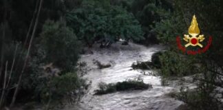 Bomba d’acqua nel sud della Sardegna, un morto