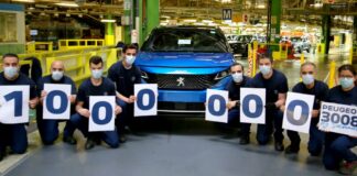 Il milionesimo Peugeot 3008 esce dallo stabilimento di Sochaux