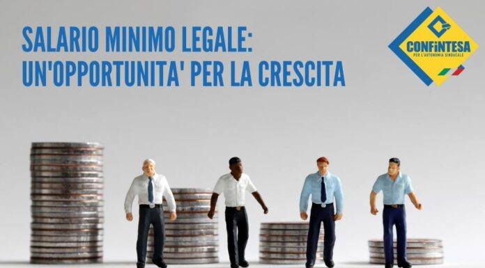 Confintesa “Salario minimo e contrattazione contro lo sfruttamento”